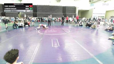 89 lbs Rr Rnd 6 - Cael Gagnon, Maine Hammahs ES vs Landon Walsh, Williamstown Mighty Braves ES