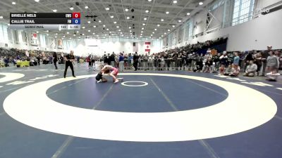 138 lbs Semifinal - Brielle Nels, Central Wrestling Club vs Callie Trail, Fulton Wrestling