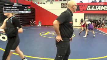 140 lbs Champ. Round 2 - Kimora Owens, Williamsburg vs Zurina Stoltzfus, Muscatine