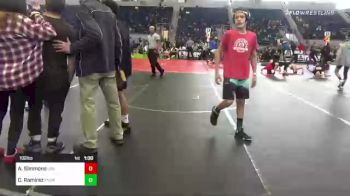 102 lbs Round Of 32 - Camilo Ramirez, Pounders WC vs Aiden Simmons, Driller WC