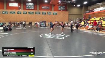 197 lbs Cons. Round 5 - Wes Tielens, Palomar vs Diego Cahidez, Menlo Wrestling CLub