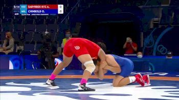 53 kg Quarterfinal - Aizhan Sabyrbek Kyzy, KGZ vs Otgontuya Chinbold, MGL