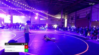 54 lbs Consi Of 8 #1 - Isaac Graham, Natrona Colts vs Mason Hruska, FoxFit