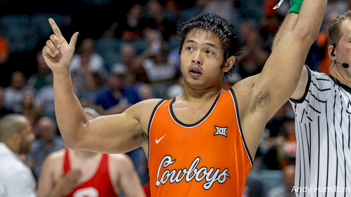 2026 Big 12 Wrestling Championships Team Race Tracker