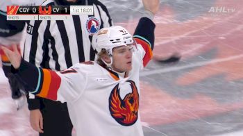 Coachella Valley's Kaden Hammell Drops Calgary's Alex Gallant In The AHL's Fight Of The Season So Far