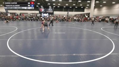 125 lbs Champ. Rd Of 64 - Kaelyn Alleman, Sanderson Wrestling Academy vs Karris Carter, Betterman Elite Wrestling