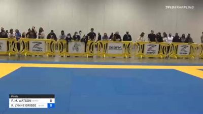 FIONA M. WATSON vs RITA LYNNE GRIBBEN 2020 IBJJF Pan No-Gi Championship