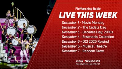 What's Playing on FloMarching Radio This Week, December 1 - 7