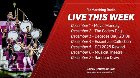 What's Playing on FloMarching Radio This Week, December 1 - 7