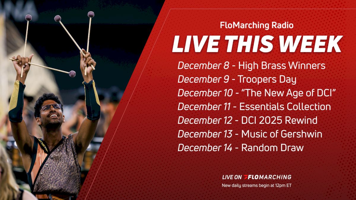 What's Playing on FloMarching Radio This Week, December 8 - 14