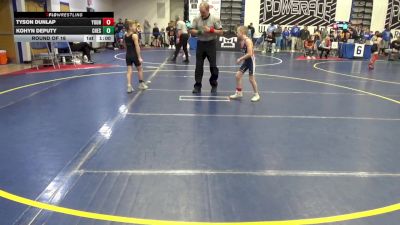 66 lbs Round Of 16 - Tyson Dunlap, Young Guns vs Kohyn Deputy, Chestnut Ridge