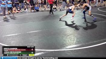 110 lbs Cons. Round 2 - Rocco Gannon, Inland Northwest Wrestling Training Center vs Logan Becklehimer, Widefield Wrestling Club