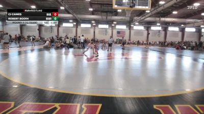 148 lbs Round 3 (12 Team) - CJ Caines, Mat Assassins Black vs Robert Booth, Mat Assassins White