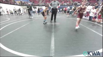 70 lbs Semifinal - Knox Wilson, Rough Riders vs Mateo Sierra, OKC Saints Wrestling