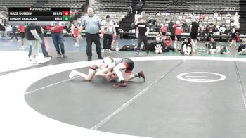 73 lbs Rr Rnd 2 - Haze Dunkin, Nebraska Elite - MSE vs Logan Vallalla, Mat Assassins Red - MSE