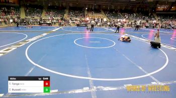 85 lbs Consolation - Tuff Tonga, Siouxland Wrestling Academy vs Tobin Russell, High Ground Wrestling