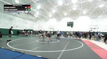 132 lbs Cons. Round 3 - Ronnie Quiroa, Warren vs Casey Kalpakoff, El Dorado (Placentia)