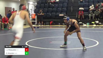 133 lbs 5th Place - Joaquin Mosqueda, Sierra vs Derrek Alcantar, Bakersfield