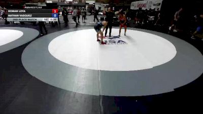 86 kg 3rd Place Match - Roman Loya vs Nathan Vasquez