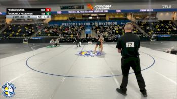 145 lbs 1st Place Match - Makayla Faulkner, Basehor-Linwood HS vs Luisa Meade, Prairie, Cedar Rapids