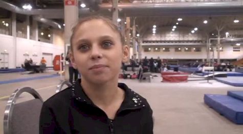 2013 Nastia Liukin Cup Qualifier Sydney Johnson-Scharpf on her mom, her teammates, and her newest purchase