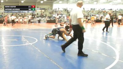 113 lbs Rr Rnd 3 - Derik Kiefer, GT 4238 - HSB vs Antoine Jackman, Doughboy Black - HSB
