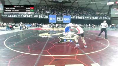 Boys 1B/2B 138 Cons. Round 1 - Eric Lopez, Granger vs Ryder Calhoun, Adna