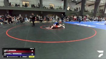 132 lbs Cons. Round 2 - Jett Johnson, WA vs Maxwell Hendricks, WA