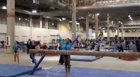 Brandy Johnson, Aja Sims - 9.725 BB to Win the Meet