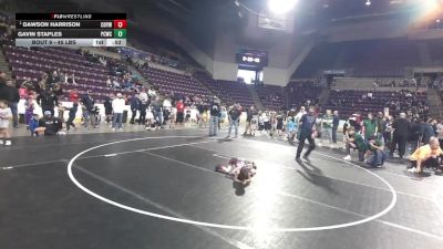 45 lbs Champ. Round 1 - Dawson Harrison, Colorado Outlaws Youth Wrestling vs Gavin Staples, Pueblo County Wrestling Club