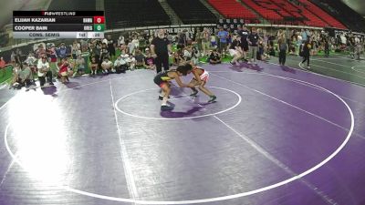 96 lbs Champ. Round 3 - Tyceir Trebizo (Green), Alaska vs Aukai Walsh, Hawaii