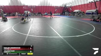 106 lbs Round 4 (16 Team) - Taylor Underwood, Marathon vs Colton Flick, Cameron
