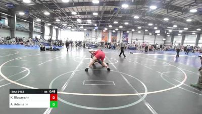 152 lbs Consi Of 32 #2 - Kenneth Blowers, NY vs Austyn Adams, OH