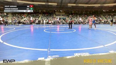 110 lbs Consi Of 4 - Kelby Adriano, RHYNO ACADEMY Of WRESTLING vs Jordan Dunigan, Outlaw Wrestling Club