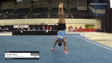Sergey Popov - Floor, Cypress Academy of Gymnastics - 2021 USA Gymnastics Development Program National Championships
