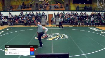 Dual - Joey Romano, Lake Erie College vs Elijah Dorsey, Tiffin University