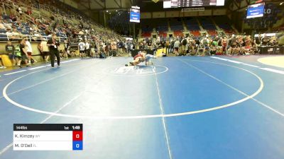 144 lbs Cons 64 #1 - Kaden Kimzey, WY vs Mason O'Dell, FL