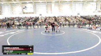 100 lbs 1st Place Match - Chloe Haig, Club Not Listed vs Gabriella Barone, Niagara Falls Power Cats Wrestling