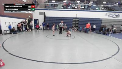 63 lbs Cons. Round 2 - Matteo Guerrero, Hawk Wrestling Club vs Harper Glenn, Weiser Wrestling Club