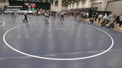 126 lbs Semis - Landon Rosenthal, MWC Wrestling Academy vs Aidan Jaramillo, Nolf Wrestling Academy