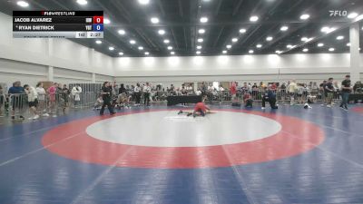 157 lbs Cons. Sub-semis - Jacob Alvarez, Izzy Style Wrestling vs Ryan Dietrick, Young Guns Tennessee