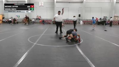 80-84 lbs 1st Place Match - Michael Layton, All I See Is Gold vs Ezekiel Smith, CT Whale