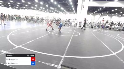 106 lbs Rr Rnd 1 - Domenico Novosel, The 300 vs Isaiah Jordan, Vegas Sport WC