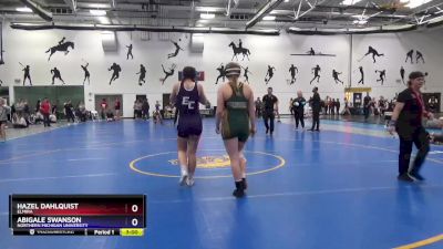 170 lbs Cons. Round 3 - Hazel Dahlquist, Elmira vs Abigale Swanson, Northern Michigan University