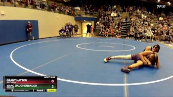 104-107 lbs Quarterfinal - Isaac Daughenbaugh, Warsaw vs Grant Hatton, Hallsville