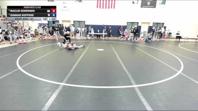 67 lbs Quarters - Maclin Sorensen, MN vs Gunnar Roffers, WI