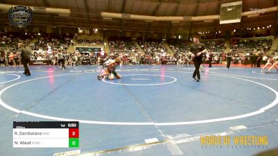 96 lbs Consi Of 16 #2 - Rocco Gambaiana, MWC Wrestling Academy vs Nyjah Wood, Springdale Youth Wrestling Club