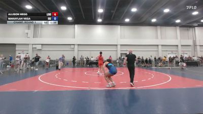 135 lbs Champ. Round 1 - Allison Hegg, Legend WC vs Makaylah Vega, Daughter's Of Zion