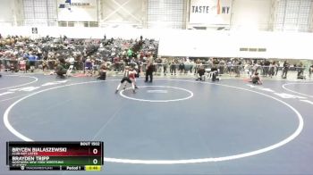 58 lbs Quarterfinal - Brayden Tripp, Northern New York Wrestling Academy vs Brycen Bialaszewski, Club Not Listed