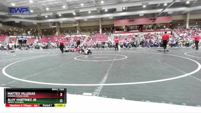 105 lbs Quarterfinal - Eloy Martinez Jr, Westy Futures vs Matteo Villegas, Kansas Young Guns